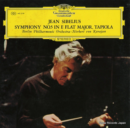 KARAJAN, HERBERT VON sibelius; symphony no.5 in e flat major, tapiola MG2159