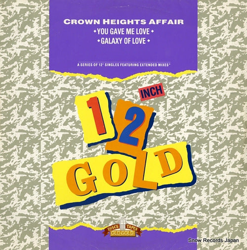 CROWN HEIGHTS AFFAIR you gave me love OG4172