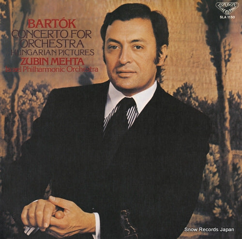 MEHTA, ZUBIN bartok; concerto for orchestra, hungarian pictures SLA1150