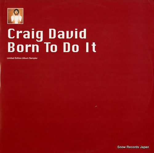 DAVID, CRAIG born to do it (limited edition album sampler) 12WILD32X