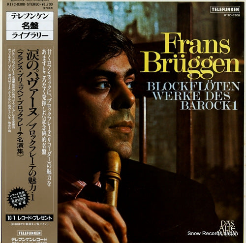 BRUGGEN, FRANS blockfloten werke des barock-1 K17C-8308