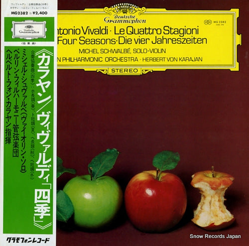 KARAJAN, HERBERT VON antonio vivaldi; le quattro stagioni MG2382
