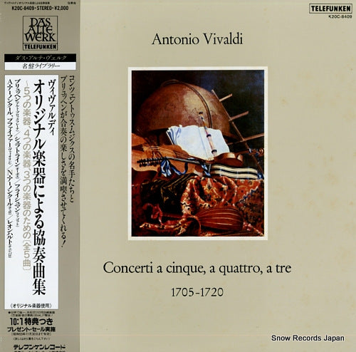 V/A vivaldi; concerti a cinque, a quattro, a tre 1705-1720 K20C-8409