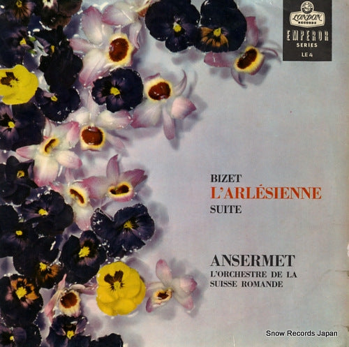 ANSERMET, ERNEST bizet; l'arlesienne suite LE4