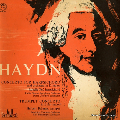 NEF, ISABELLE / HERBERT BARAUNIG haydn; concerto for harpsichord and orchestra in d major SM-211