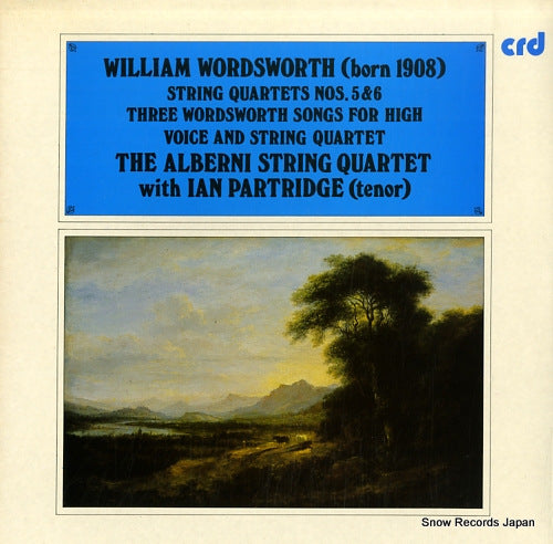 ALBERNI STRING QUARTET, THE wordsworth; string quartets nos.5 & 6 CRD1097