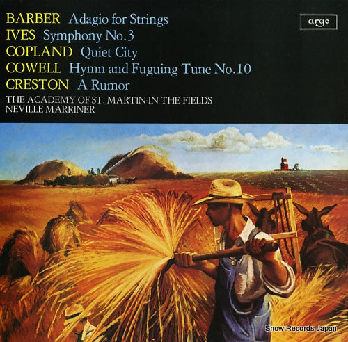 MARRINER, NEVILLE barber; adagio for strings ZRG845
