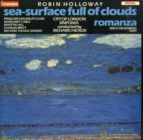 HICKOX, RICHARD robin holloway; sea-surface full of clouds ABRD1056