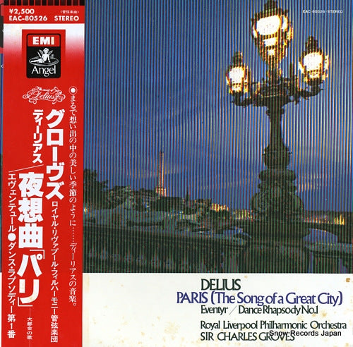 GROVES, CHARLES delius; paris (song of a great city) EAC-80526