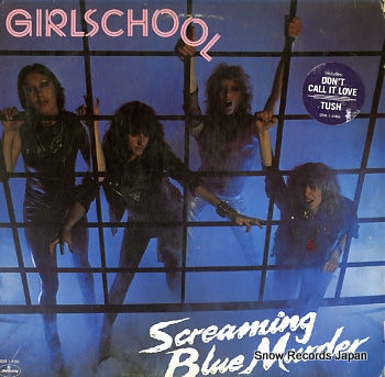 GIRLSCHOOL screaming blue murder SRM-1-4066