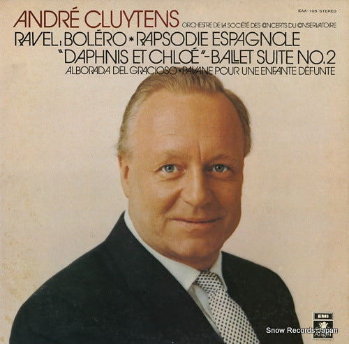CLUYTENS, ANDRE ravel; bolero, rapsodie espagnole, etc EAA-105