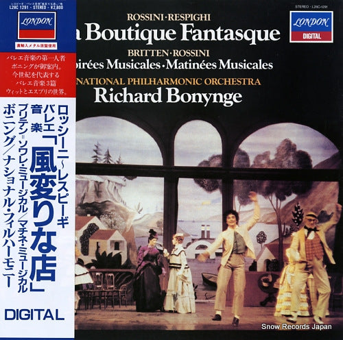 BONYNGE, RICHARD rossini / respighi,; la boutique fantasque(complete ballet) L28C1291