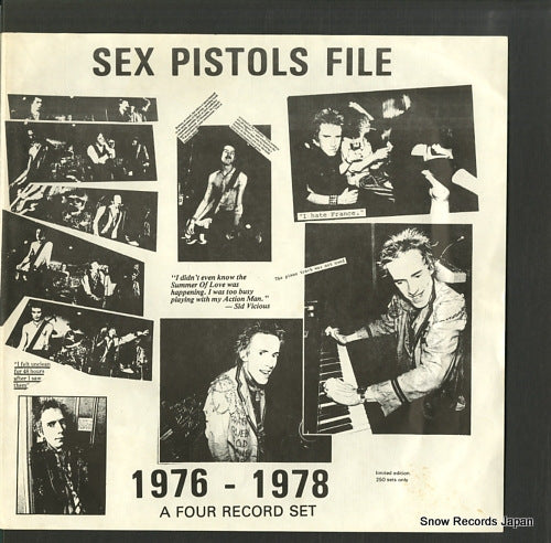 SEX PISTOLS sex pistols file 1976-1978 BLA169