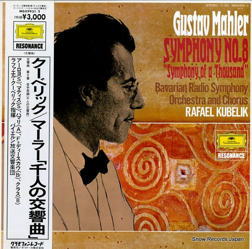 KUBELIK, RAFAEL mahler; symphony no.8 "symphony of a thousand" MGX9931/2