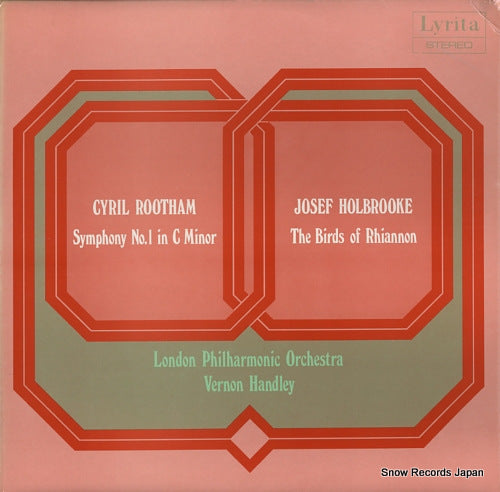 HANDLEY, VERNON cyril rootham; symphony no.1 in c minor SRCS.103