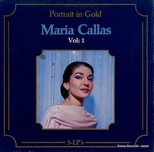 CALLAS, MARIA portrait in gold vol.1 30002,30003,30015,30016,30006