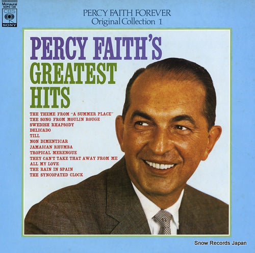 FAITH, PERCY percy faith's greatest hits SOPO129