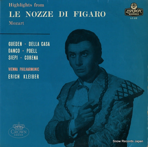 KLEIBER, ERICH mozart; le nozze di figaro highlights LC22