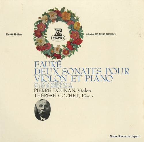 DOUKAN, PIERRE / THERESE COCHET faure; deux sonates pour violon et piano REM-1008-RE