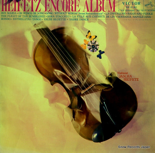 HEIFETZ, JASCHA heifetz encore album RA-2180