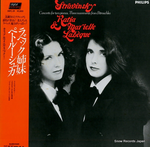 LABEQUE, KATIA AND MARIELLE stravinsky; concerto for 2 pianos 28PC-59