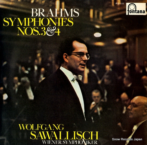 SAWALLISCH, WOLFGANG brahms; symphonies nos.3 & 4 FG-111