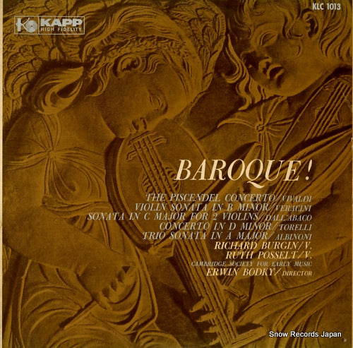 BURGIN, RICHARD / RUTH POSSELT baroque! KLC1013