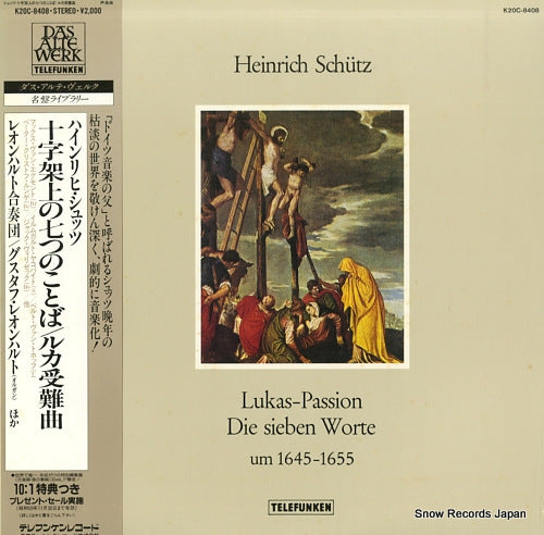 JURGENS, JURGEN schutz; lukas-passion, die sieben worte K20C-8408