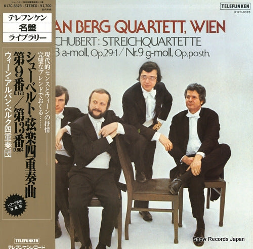 ALBAN BERG QUARTETT, WIEN schubert; streichquartett nr.13 / nr.9 K17C8323