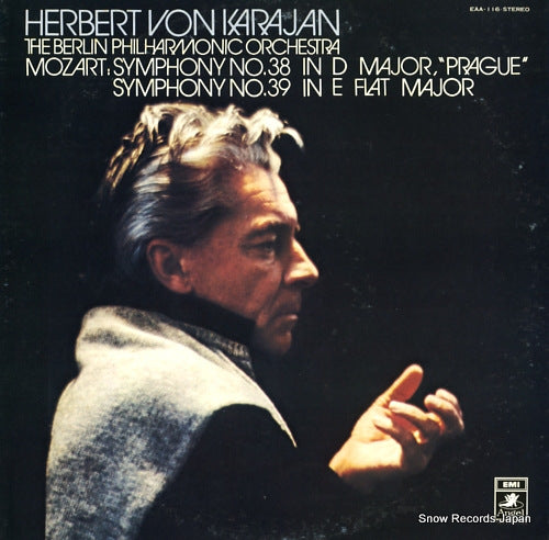 KARAJAN, HERBERT VON mozart; symphony no.38 "prague" & no.39 EAA-116