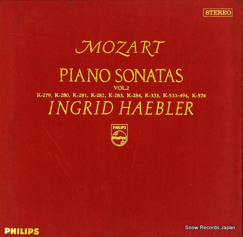 HAEBLER, INGRID mozart; piano sonatas SFL9562-4