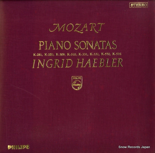 HAEBLER, INGRID mozart; piano sonatas SFL9553-55
