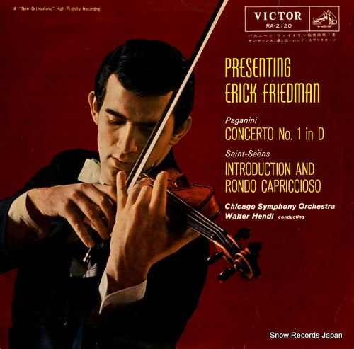 FRIEDMAN, ERICK paganini; violin concerto no.1 in d RA-2120