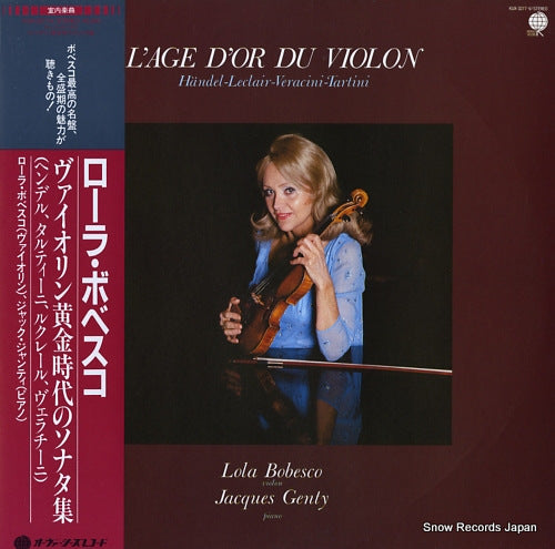 BOBESCO, LOLA l'age d'or du violon KUX-3277-V