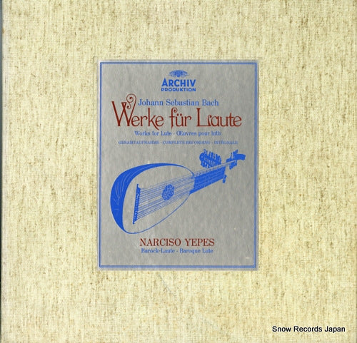 YEPES, NARCISO bach; works for lute 2708030