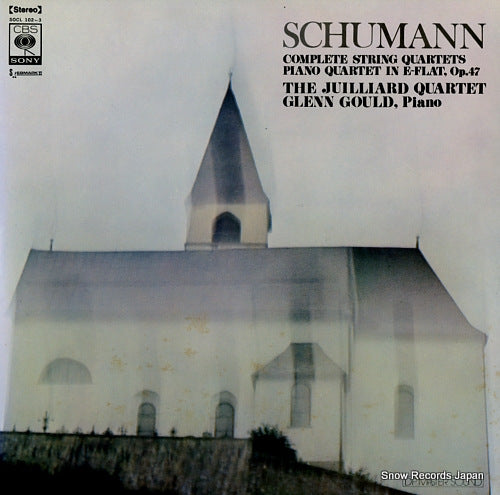 JUILLIARD STRING QUARTET, THE, AND GLENN GOULD schumann; complete string quartets SOCL102-3