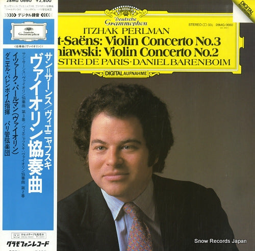 PERLMAN, ITZHAK saint-saens / wieniawski; violin concerto 28MG0660