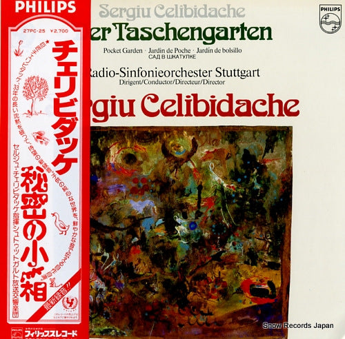 CELIBIDACHE, SERGIU sergiu celibidache; der taschengarten 27PC-25