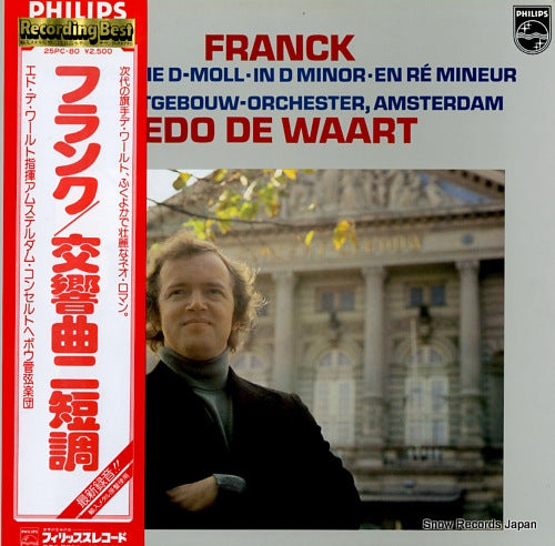 WAART, EDO DE franck; symphony in d minor 25PC-80
