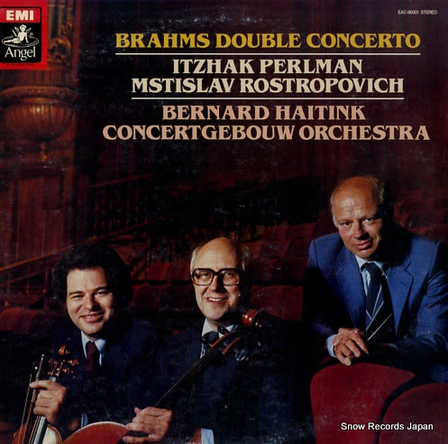 PERLMAN, ITZHAK, AND MSTISLAV ROSTROPOVICH brahms; double concerto EAC-90001