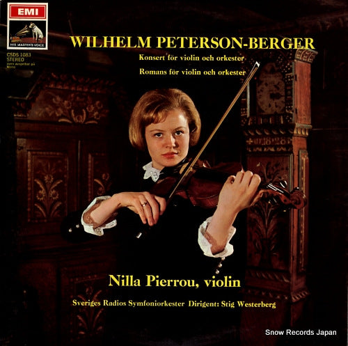 PIERROU, NILLA wilhelm peterson-berger; konsert for violin och orkester CSDS1083