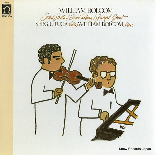 BOLCOM, WILLIAM / SERGIU LUCA bolcom; second sonata, duo fantasy, graceful ghost 79058