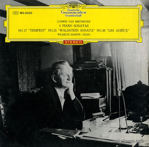 KEMPFF, WILHELM beethoven; piano sonatas no.17 tempest MG-2020