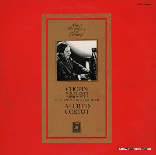 CORTOT, ALFRED chopin; nocturnes, impromptus, polonaise no.6 in a flat major GR-2314
