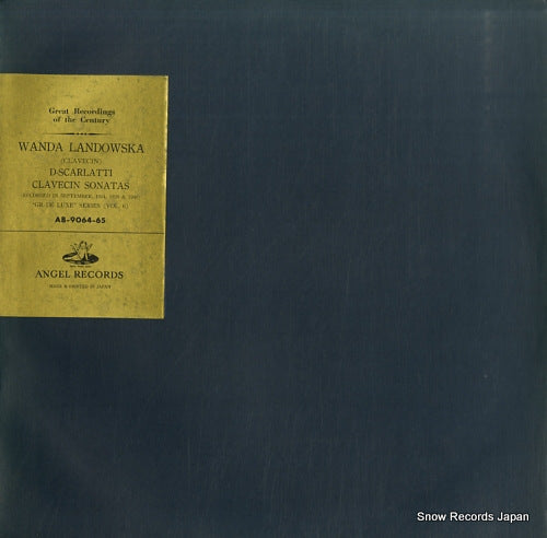 LANDOWSKA, WANDA d-scarlatti; clavecin sonatas AB-9064-65