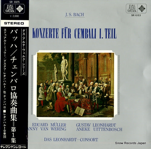 DAS LEONHARDT-CONSORT bach; konzerte fur cembali i.tell SR1025