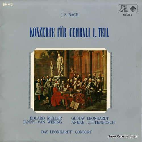 DAS LEONHARDT-CONSORT bach; konzerte fur cembali i.tell SR1025