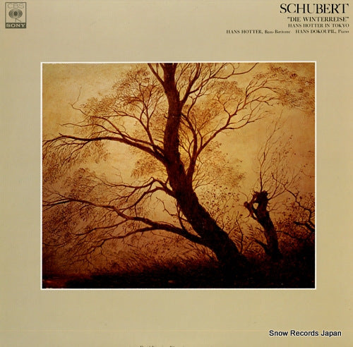 HOTTER, HANS schubert; "die winterreise" FCCA555