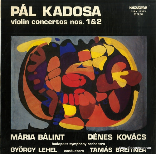 LEHEL, GYORGY / TAMAS BREITNER pal kadosa; violin concertos nos.1&2 SLPX12313