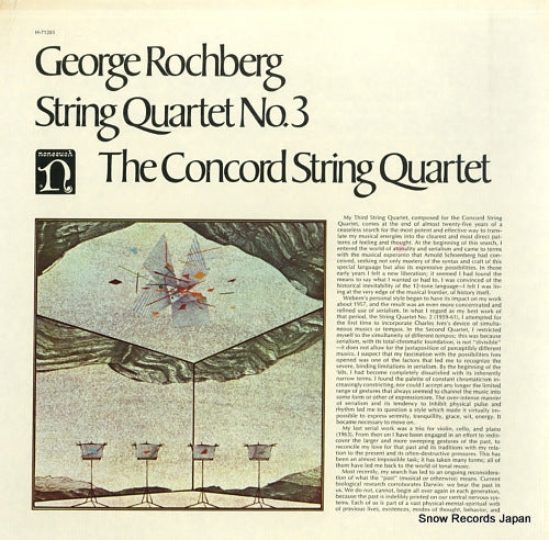 CONCORD STRING QUARTET, THE george rochberg; string quartet no.3 H-71283